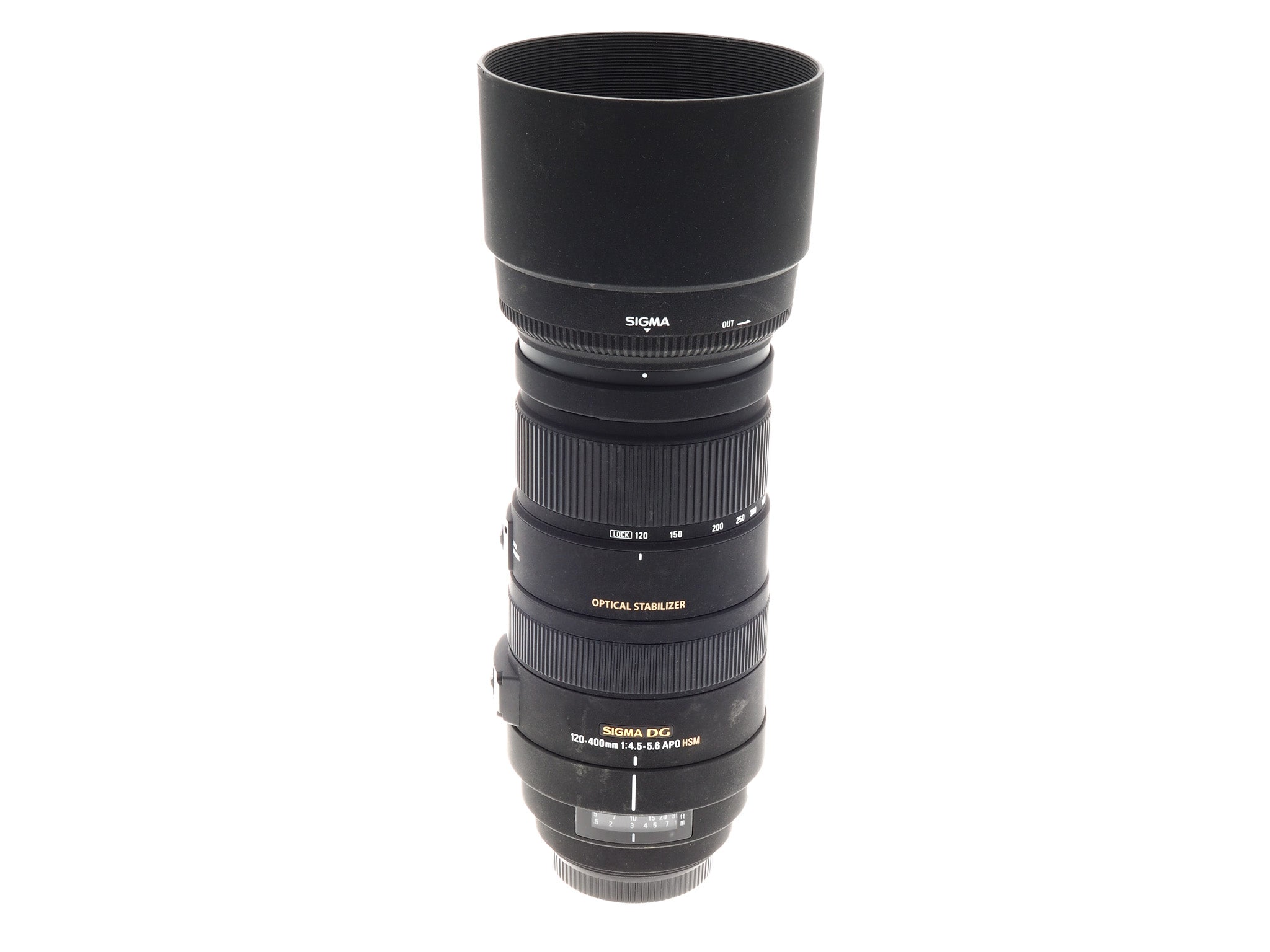 SIGMA DG 120-400mm F4.5-5.6 HSM + LA-EA3-