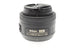 Nikon 35mm f1.8 AF-S Nikkor G DX - Lens Image