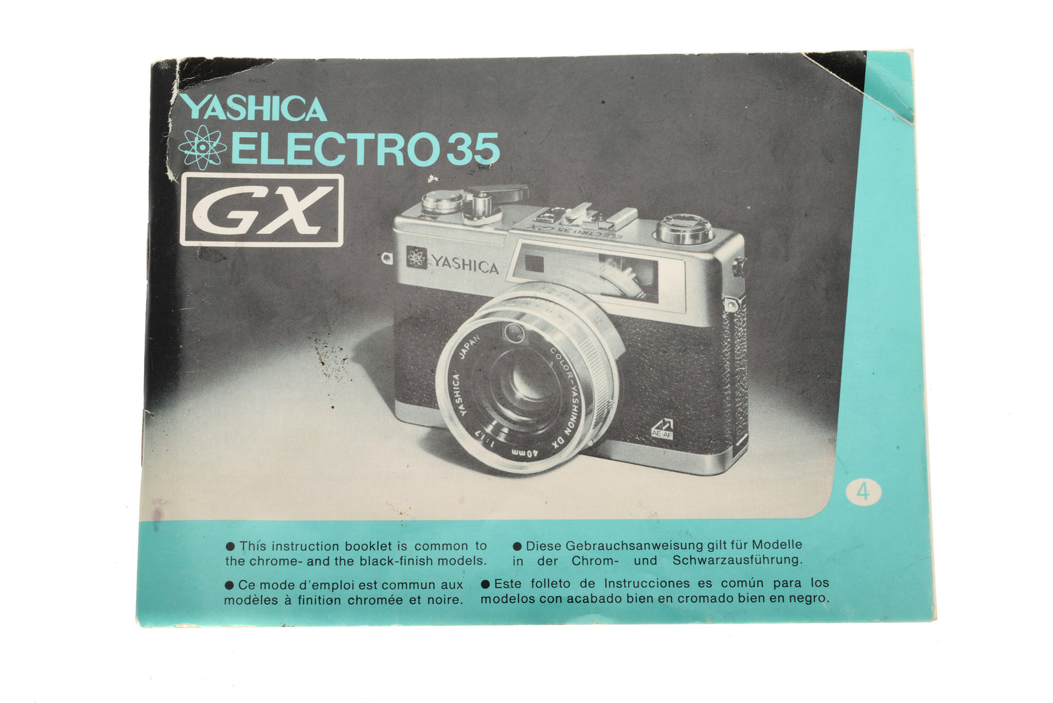 Yashica Electro 35 Gx Instructions Accessory Kamerastore