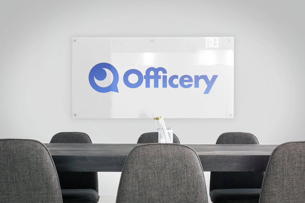 Microsoft Teams Büro Hintergrundbild Homeoffice| Officery HD Grey