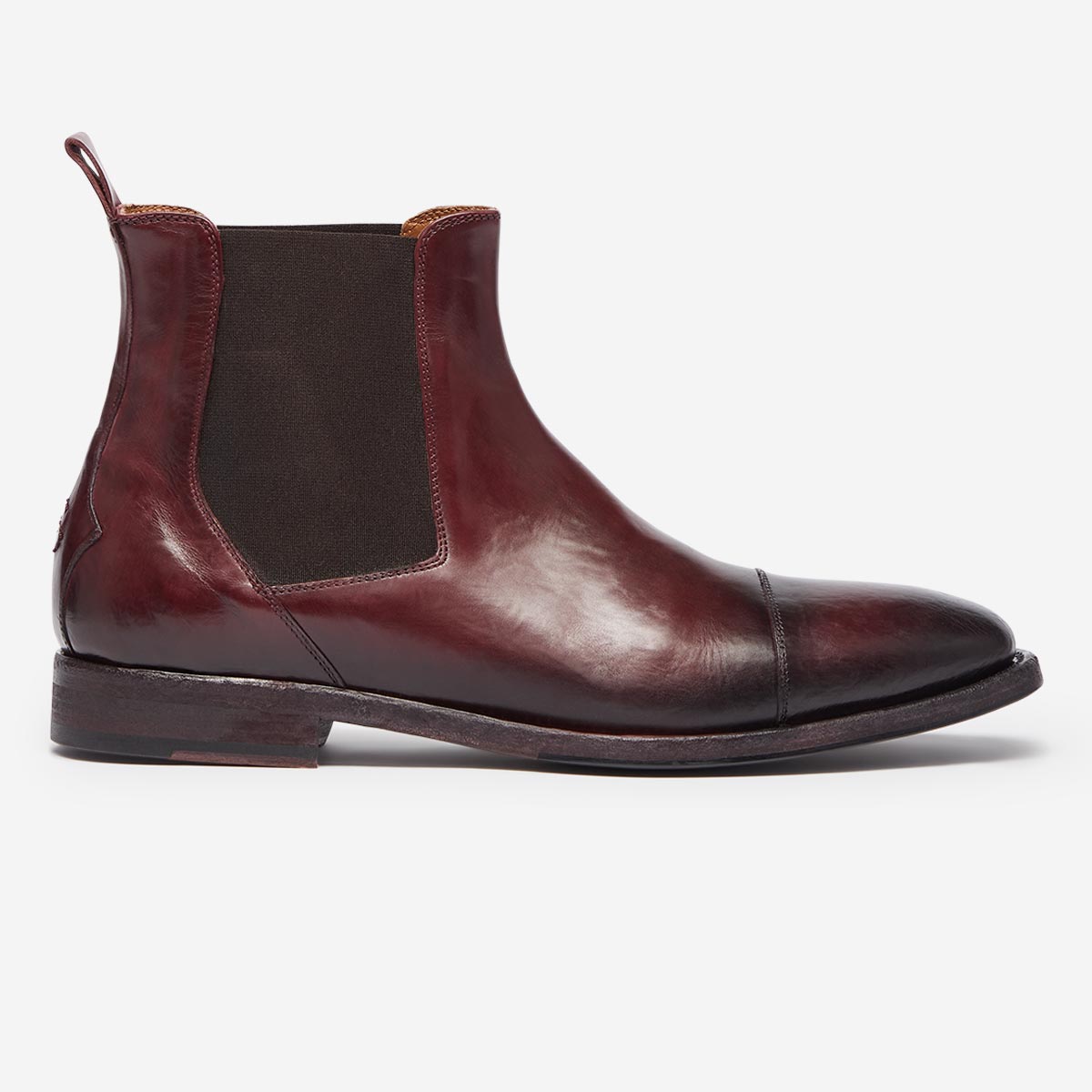 Cadotto Burgundy | Leather Chelsea Boot | Men's Boots | Oliver Sweeney