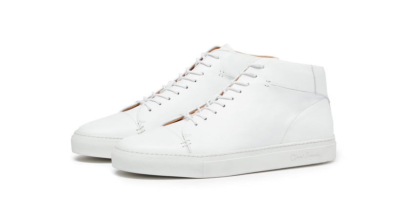 Novas White Trainers | Oliver Sweeney