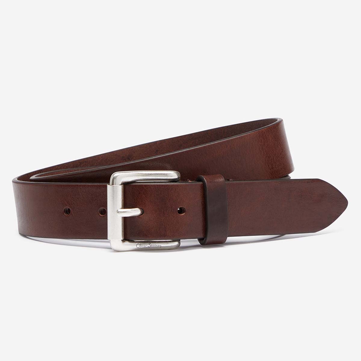 Garda Brown | Calf Leather Belt | Oliver Sweeney