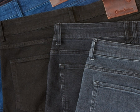 Men's Jeans & Chinos | Trousers for Men | Oliver Sweeney