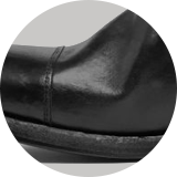 Calf leather upper