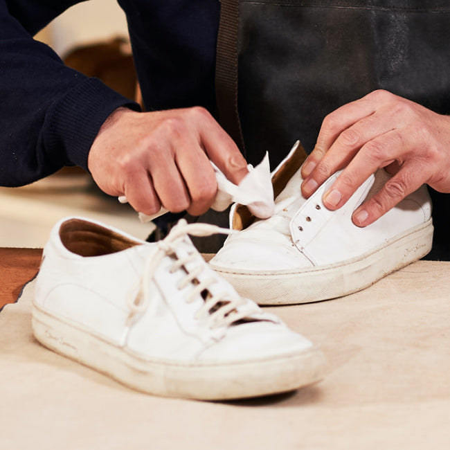 How to Clean White Leather Sneakers so They Look New