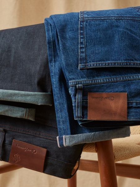 From left: Archive jeans from 1910 and Blue Blanket x Candiani Riserva |  Blue blanket, Jeans fabric, Love jeans