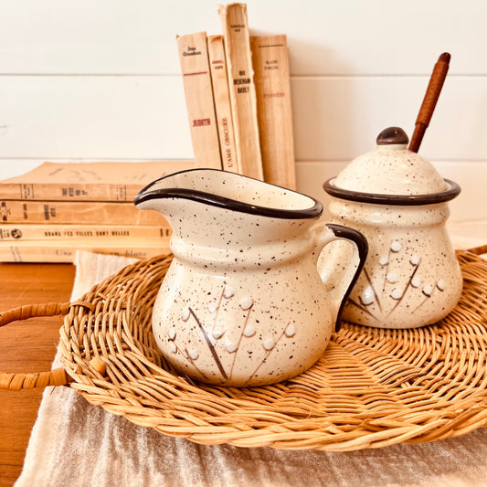 Laurentian pottery creamer