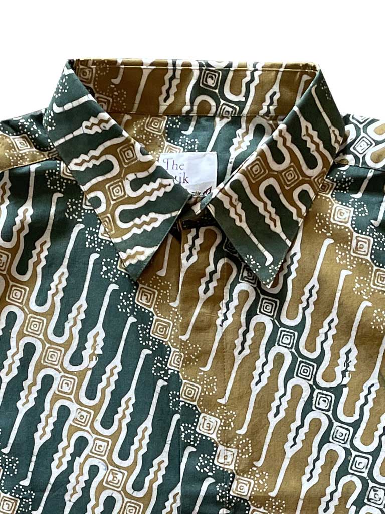 Shirt - Parang Green Gold – The Story behind batik crafts - The Batik ...
