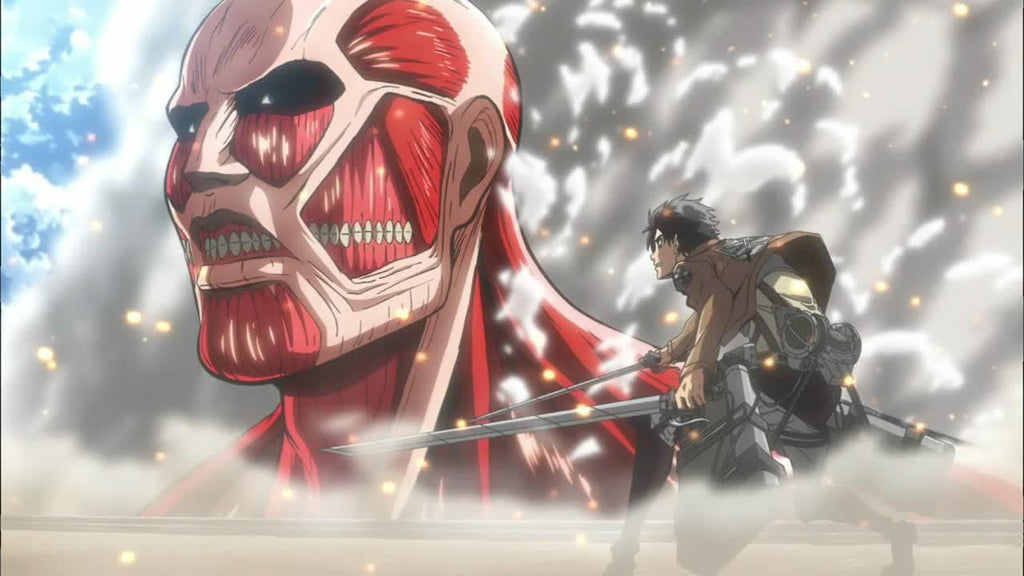 Titan colossale vs Eren