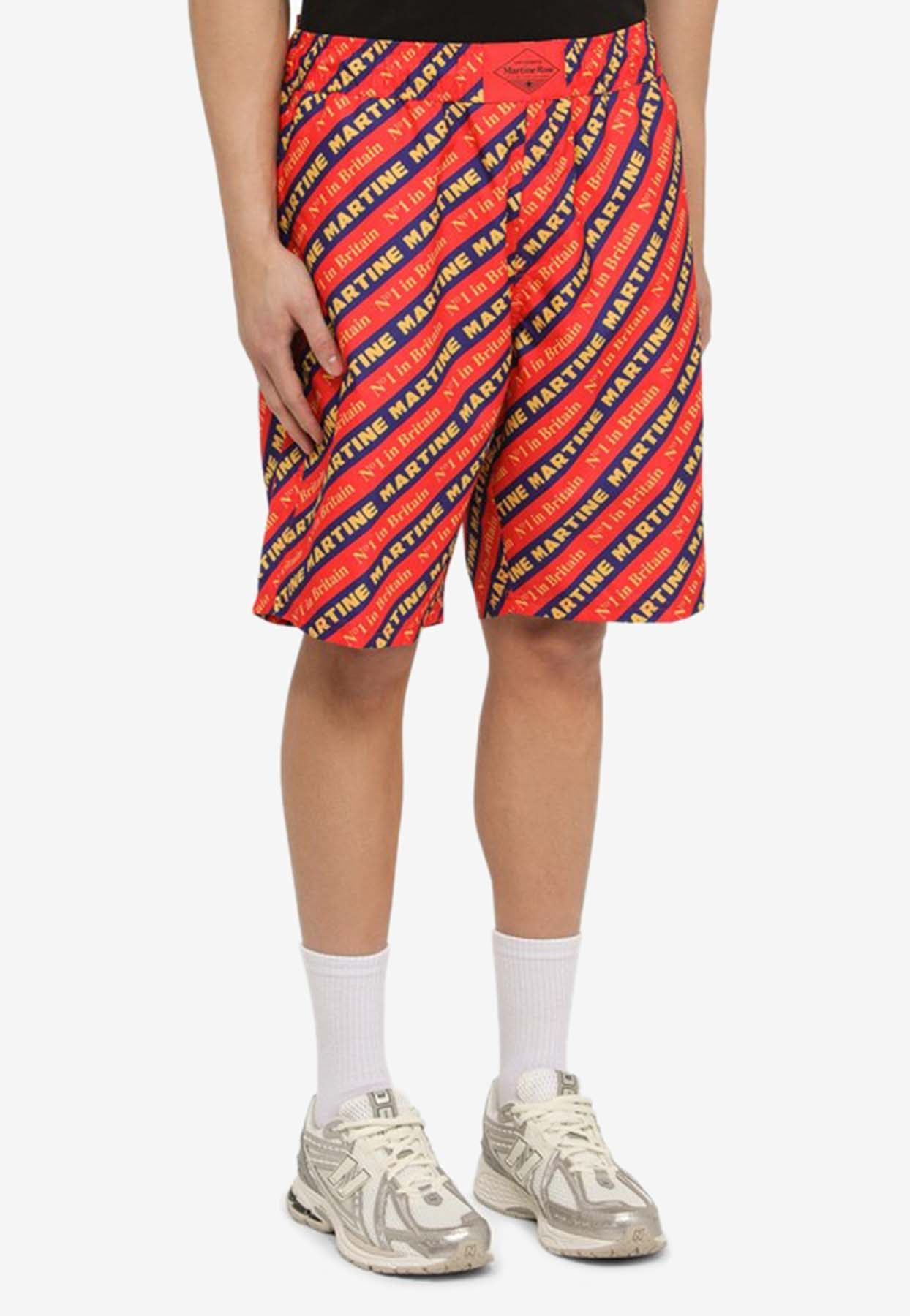 Boutique Moschino Shorts In Broderie Anglaise Flower Chiné