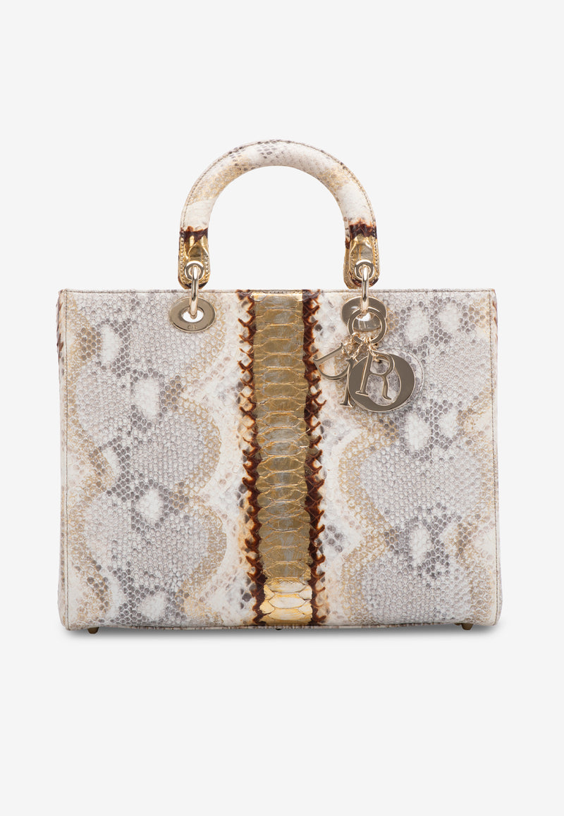 lady dior python bag