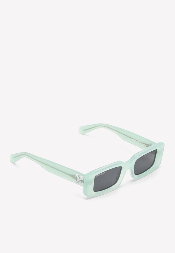 Off-White Arthur Rectangle Sunglasses OERI016C99PLA002/M_OFFW-5907 Gray