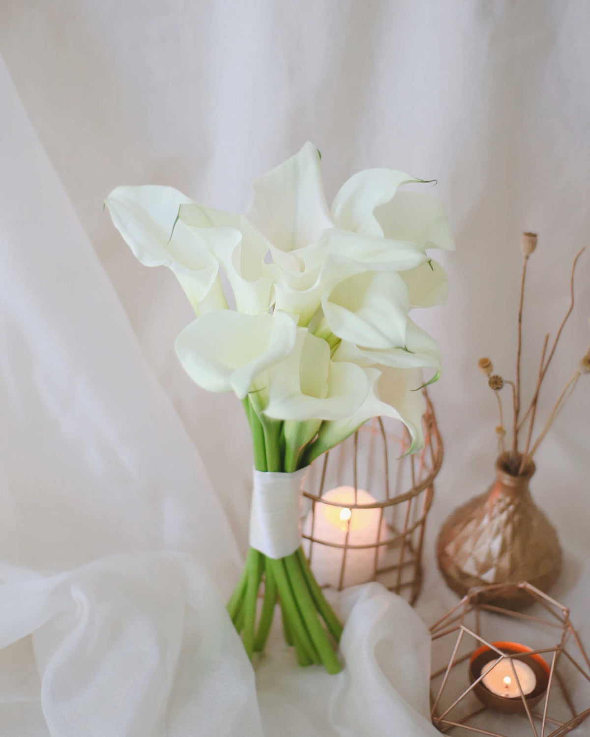 Pure Calla Lilies Bridal Bouquet - Windflower Florist