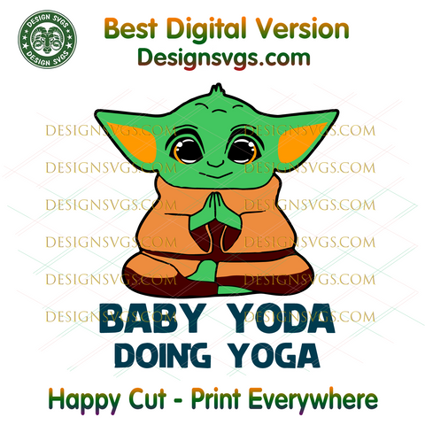 Baby Yoda Svg Designsvgs