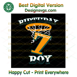 Download Basketball Birthday Boy 7 Years Old Svg Birthday Svg Birthday Gift Designsvgs