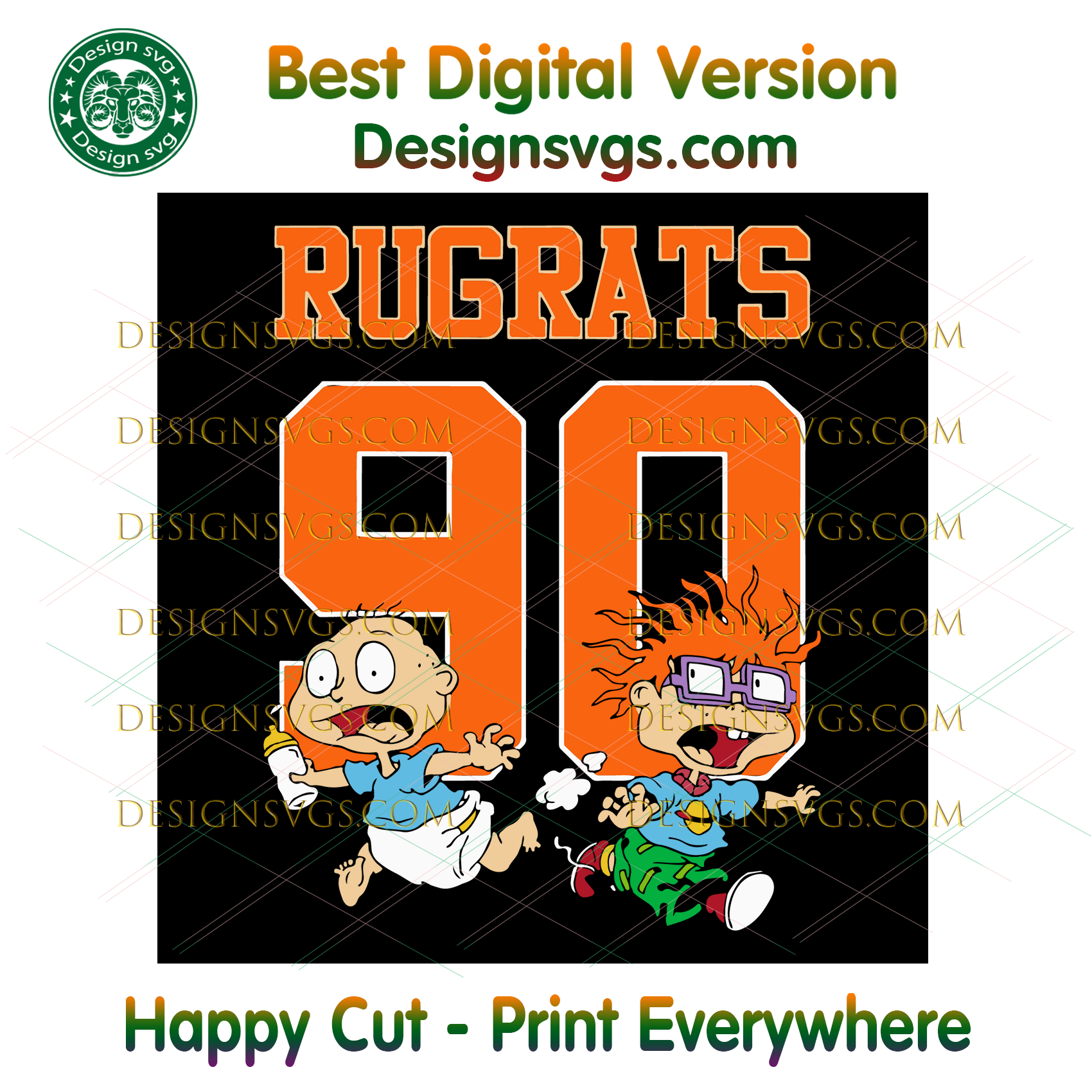 Rugrats 90 Tommy And His Friends Svg Trending Svg Rugrats Svg Tommy Designsvgs