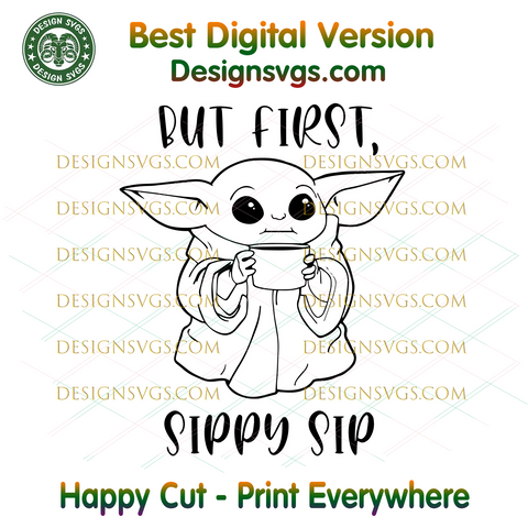 Free Free 109 Baby Yoda Coffee Svg Free SVG PNG EPS DXF File