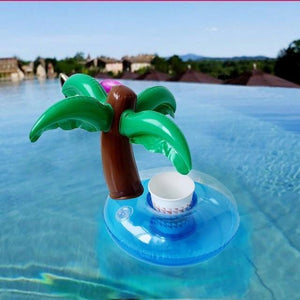 Cute Pool/Beach Cup Holders Cup Holders Dayfairs Coconut Tree 