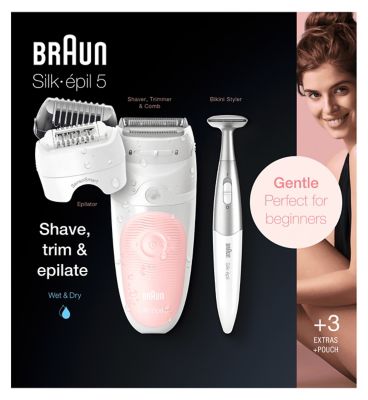 Braun Silk-épil 9 Flex 9-010 - Epilator with Flexible Head for