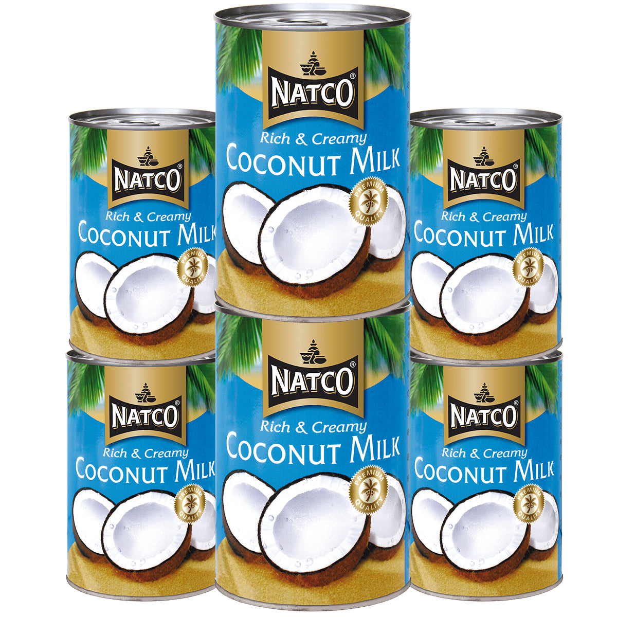 Natco Coconut Milk, 6 x 400ml