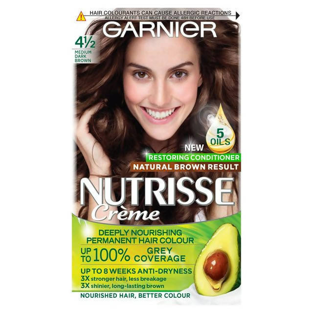 Garnier Nutrisse Nourishing Hair Color Creme 122g  40 Dark Brown