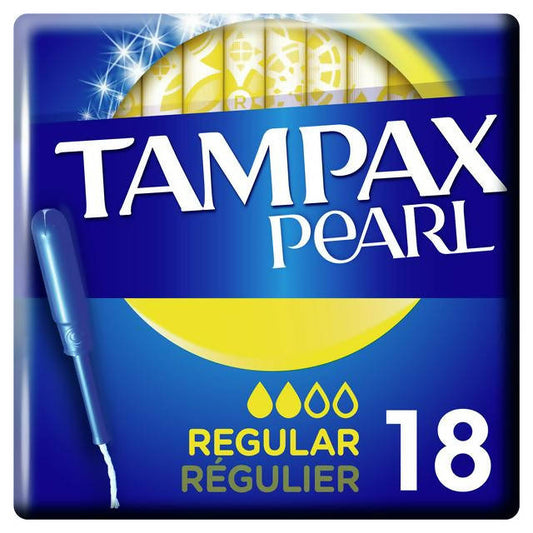 Tampax Compak Regular Tampons Applicator x18