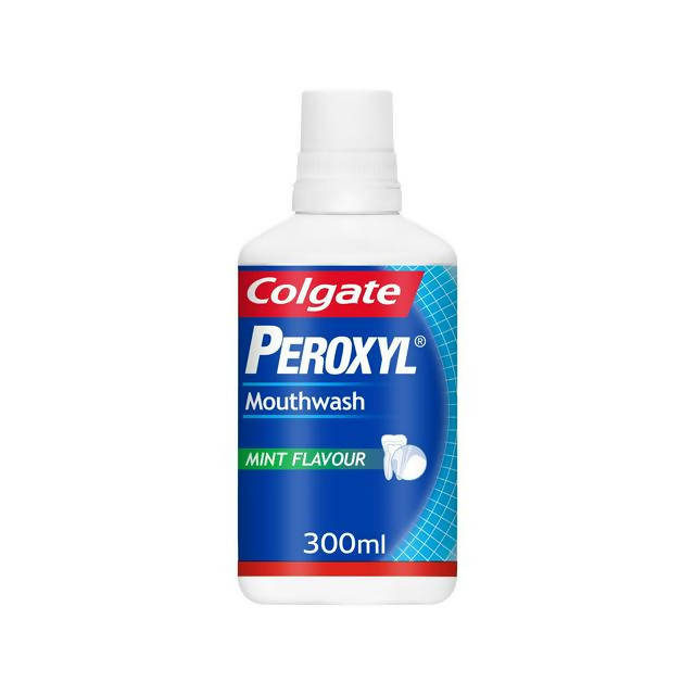 colgate peroxyl medicated mouthwash 300ml