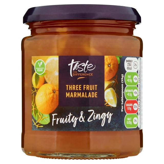 Sainsbury's Fresh Fruit Three Fruits Marmalade, Taste the Difference