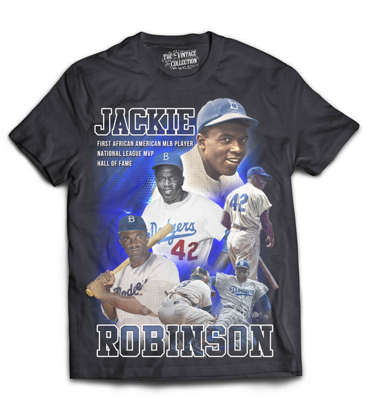 Jackie Robinson Tribute T-Shirt (CREAM) – The Vintage Collection