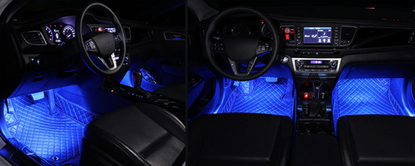 LED Car Ambient Lighting with 7 Colors Changing