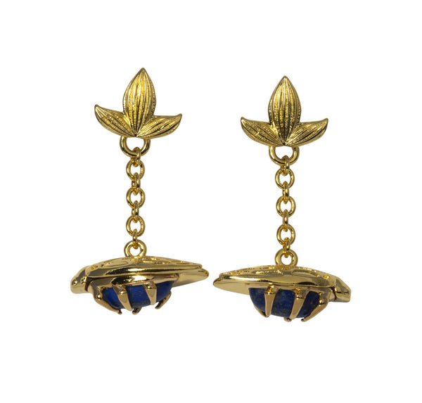 Goldbug Stayin' Alive Clip On Earrings