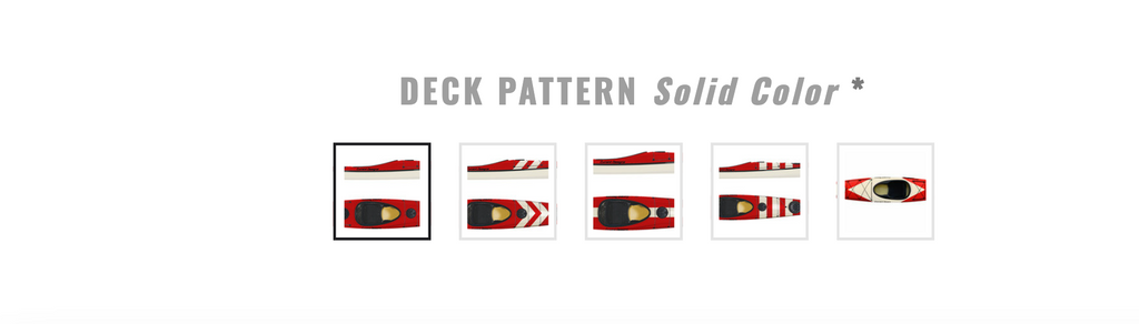 Current Designs Custom Kayaks Deck Patterns