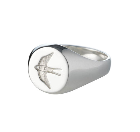 Mens Home Ring in Silver – Effra