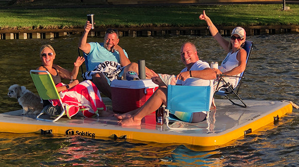 Enhanced stability great for exercises on the water