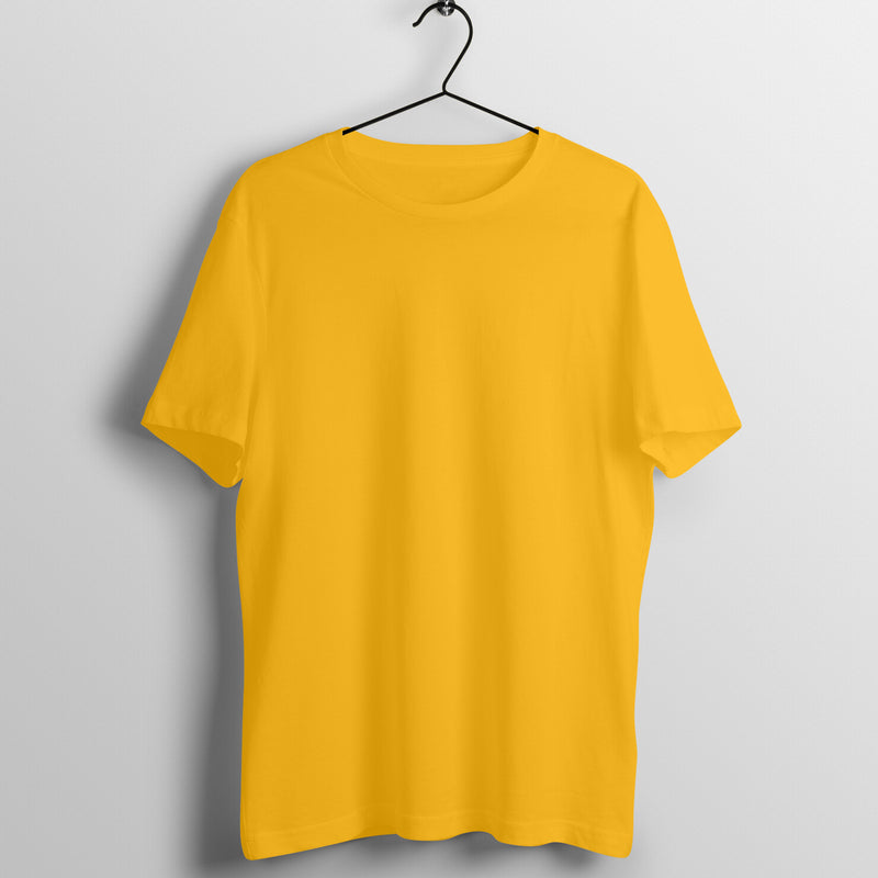 Solid Golden yellow t-shirt