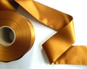 2 Antique Gold Satin Blanket Binding 25 YD