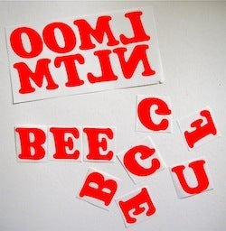 Iron On Letters For Clothing Heat Transfer Vinyl Fabric Iron - Temu