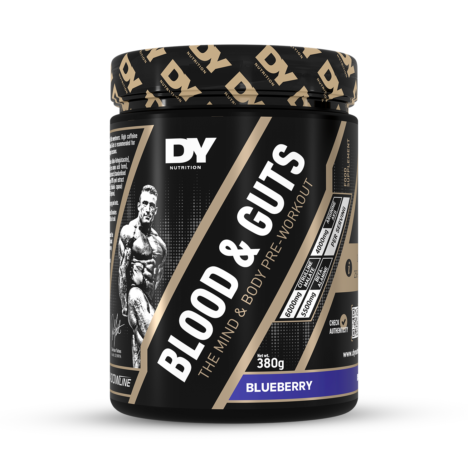 Blood & Guts Pre-Workout - 20 de Porții - DY Nutrition Romania product image