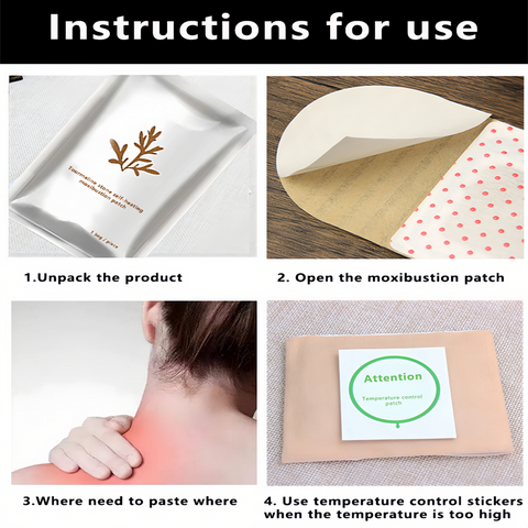 Tourmaline self-heating moxibustion patch