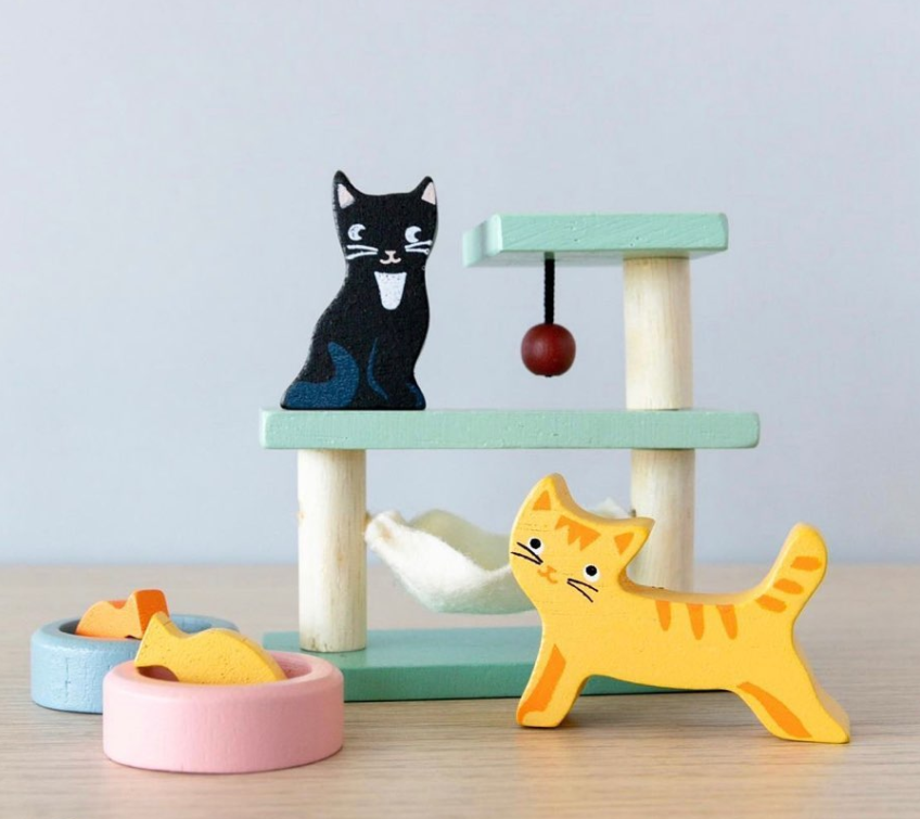 tender leaf pet cats set