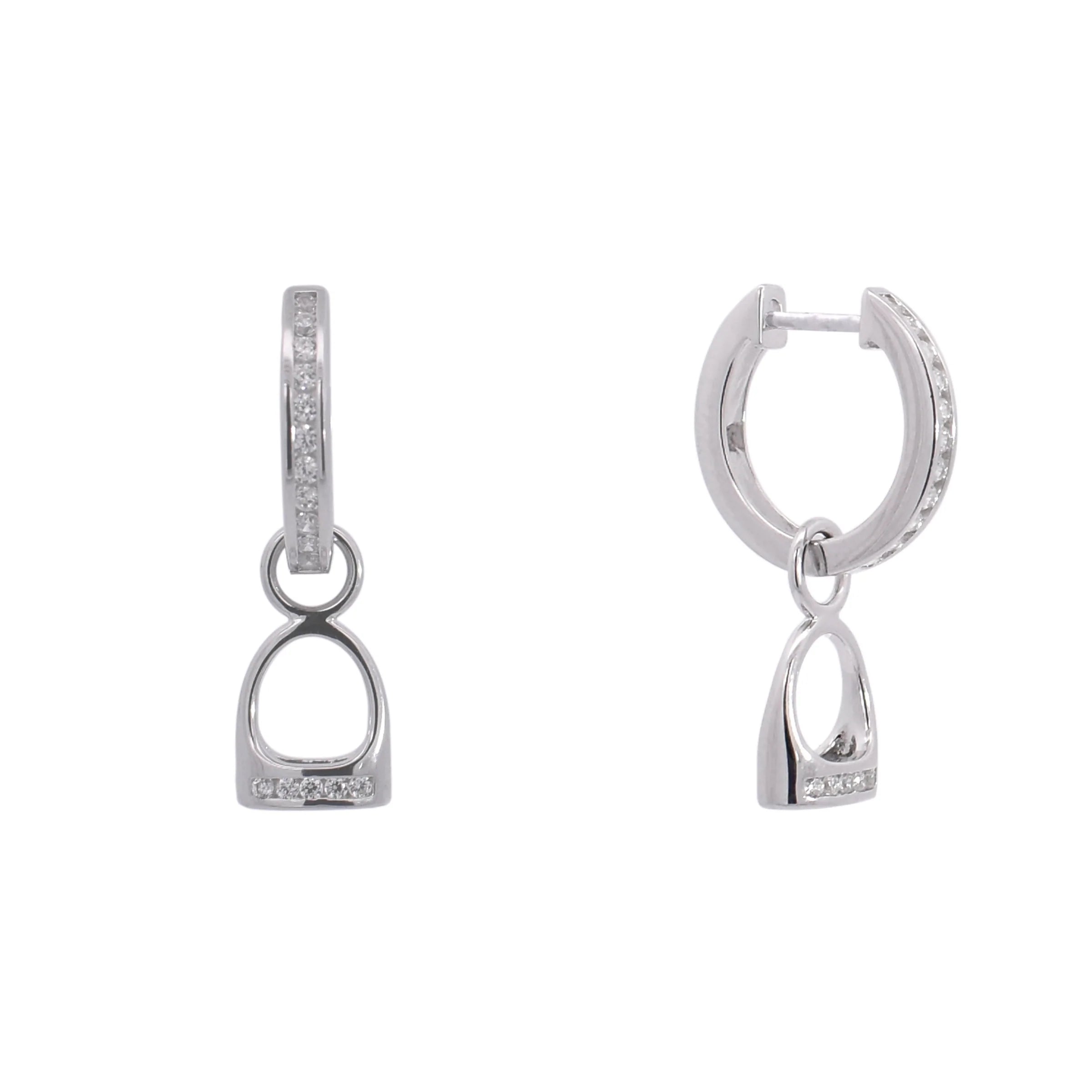 Kelly Herd Slip Knot Clear Earrings - Sterling Silver – KHJ Retailers
