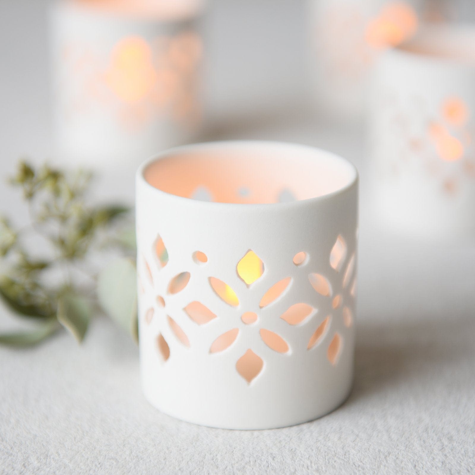 Ceramic Tealight Holder | Style Pretty