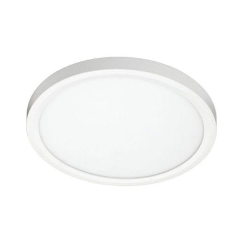 Strak Slim Ceiling Mount Fixture White 7-inch