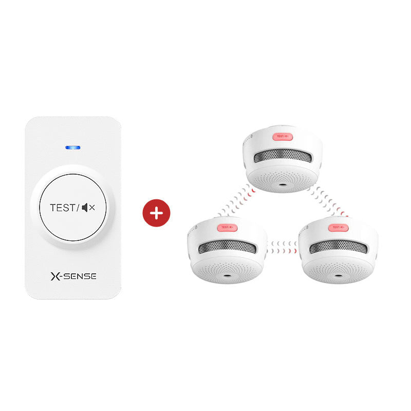 X-Sense Mini-Détecteur de Fumée en Réseau sans Fil, Détecteur d'Incendie  avec Batterie Remplaçable, Conforme à la Norme EN 14604, Link+, XS01-WR,  Lot de 6 en destockage et reconditionné chez DealBurn