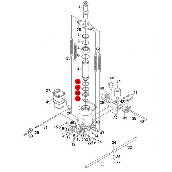 売り出し 配管材料プロトキワマサダ サービスジャッキ 3TON SJ-30H 株