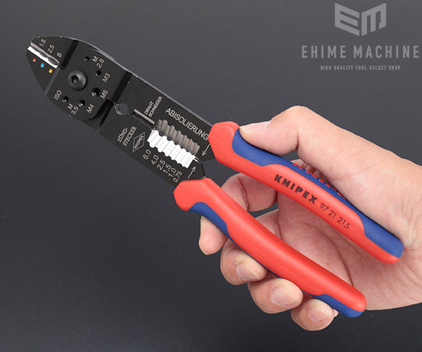 新作アイテム毎日更新 クニペックス KNIPEX 9755-14SB 圧着ペンチ