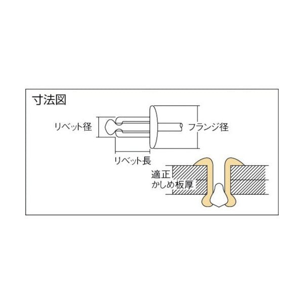 とっておきし福袋 エビ ブラインドリベット アルミ アルミ製 5-5 300本入 エコBOX NA