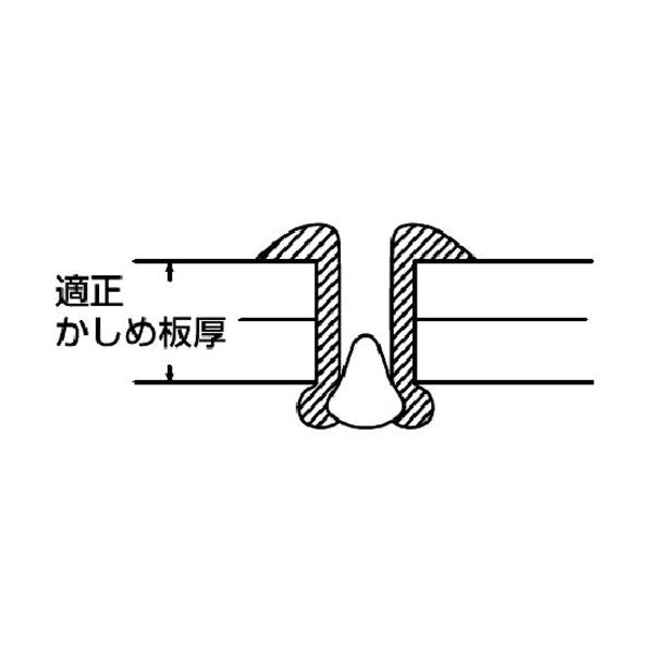 割引購入 ファーストWORK店ロブテックス ブラインドリベット ステンレス ステンレス製 6-10 1000本入 箱入 NST610 1259768 