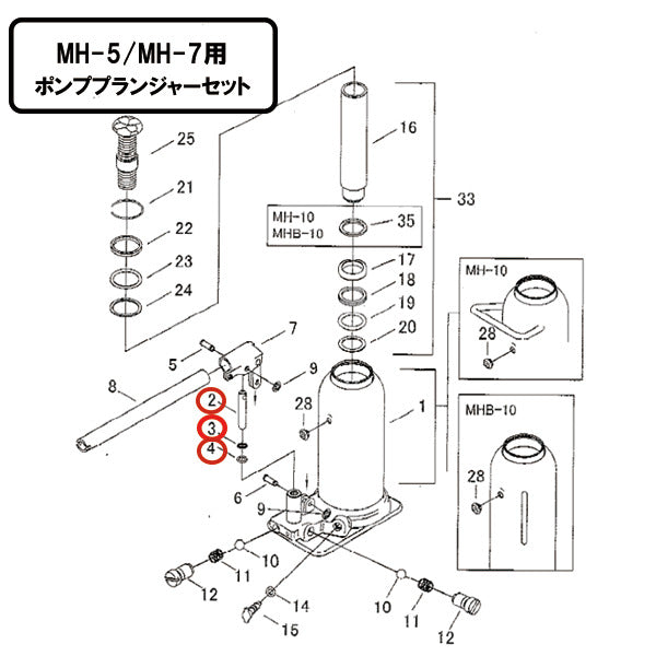 マサダ製作所 MASADA ギアジャッキ MGJ-2513 - 1